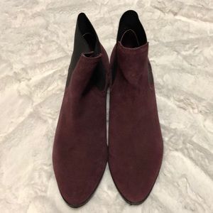 Steven by Steve Madden Burgandy Booties